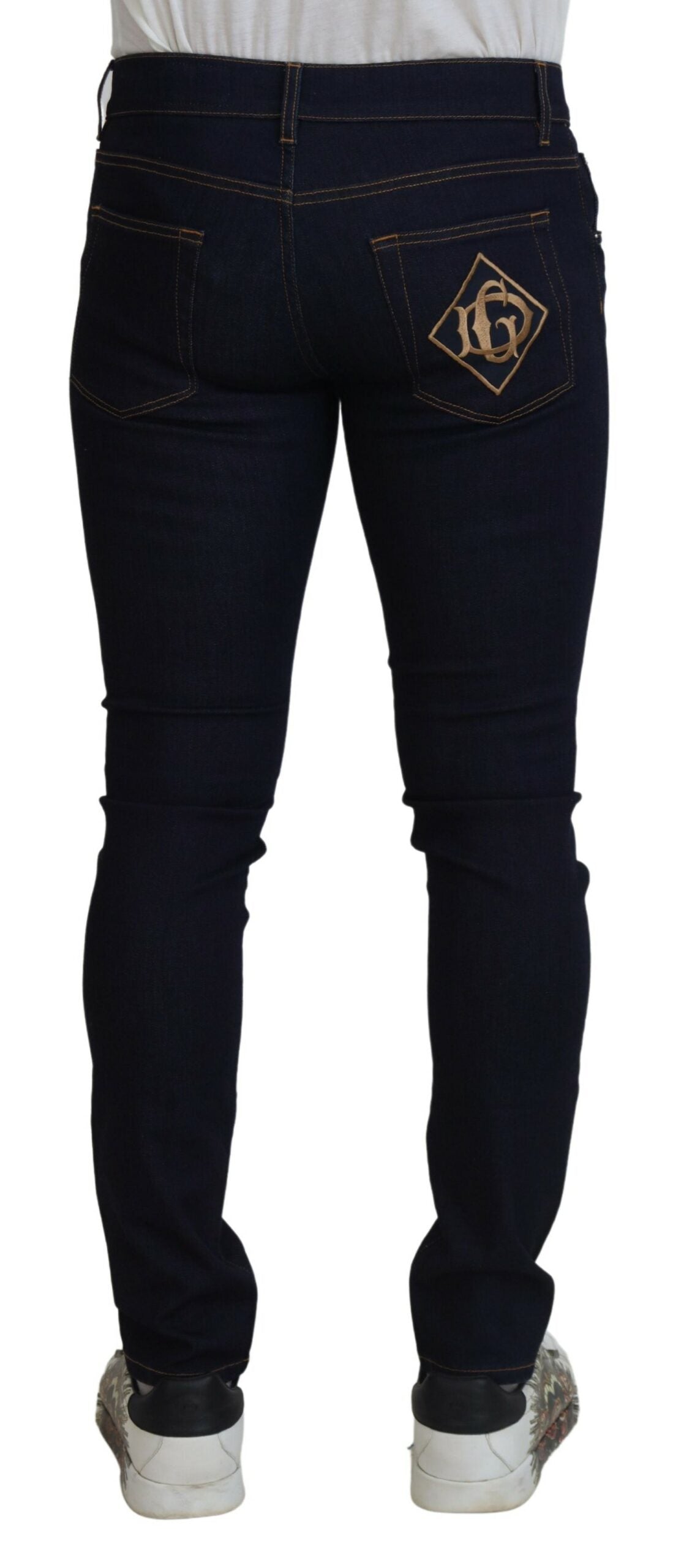 Timeless Blue Skinny Designer Jeans