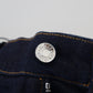 Timeless Blue Skinny Designer Jeans