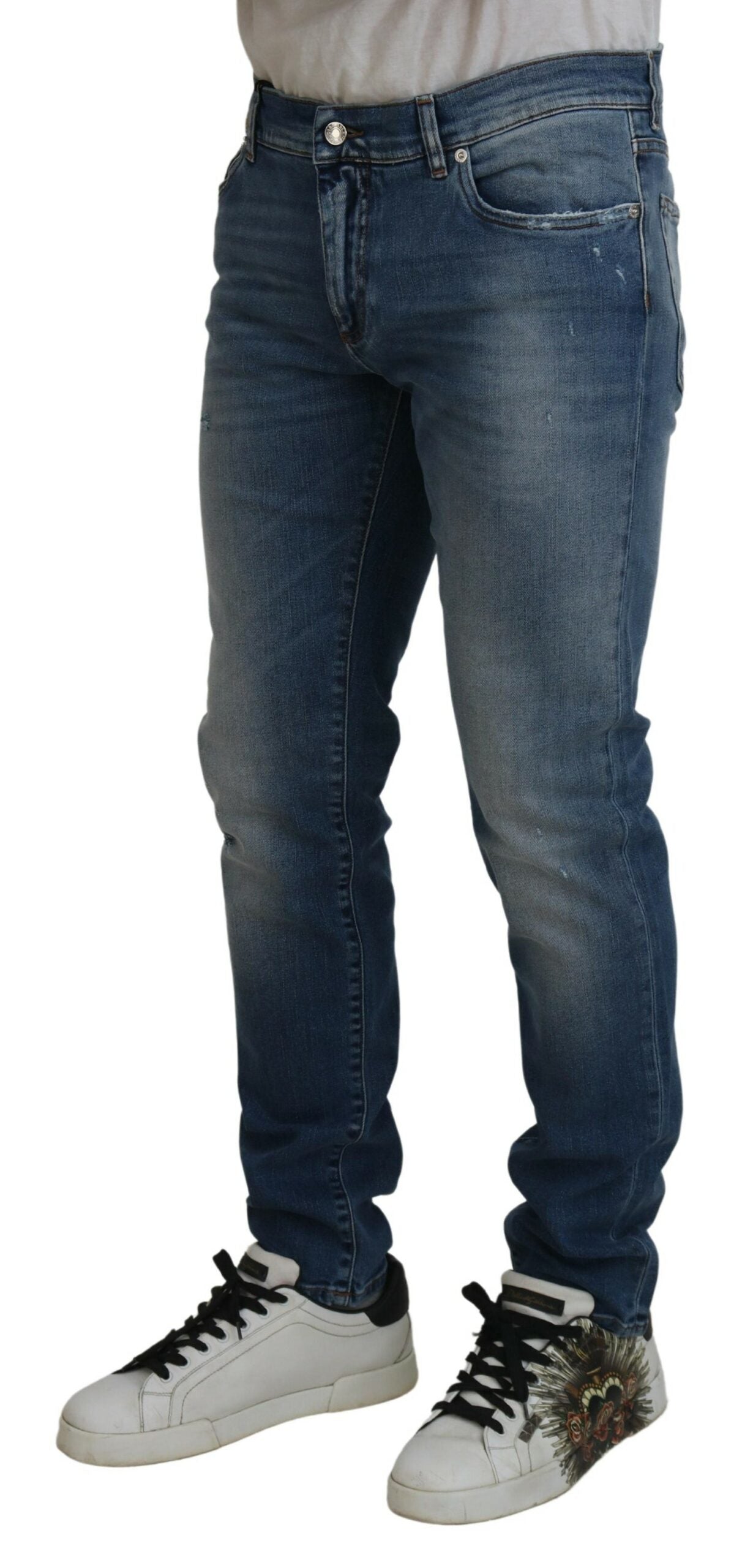 Chic Slim Fit Italian Denim Jeans