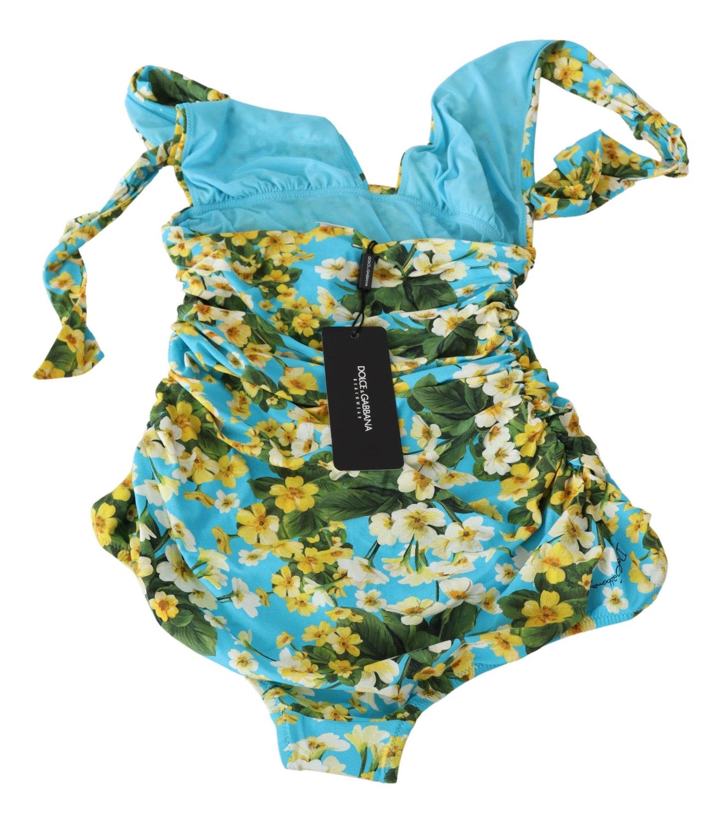 Chic Floral Print One-Piece Swimsuit