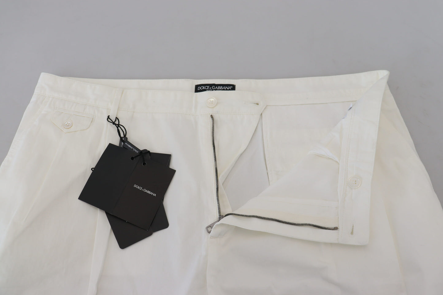 White Cotton Dress Formal Men Pants