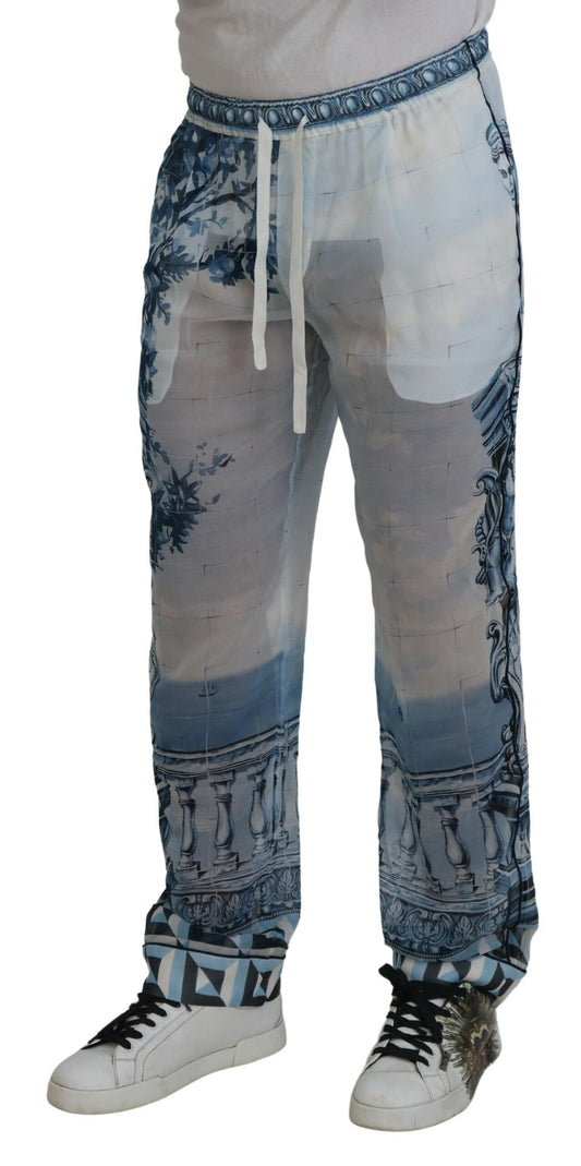 Elegant Multicolor Straight Pants