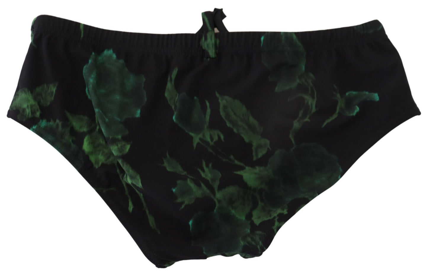 Black Tropical Swim Briefs - Svelte Comfort