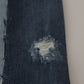 High-Waist Multicolor Wide-Cut Jeans