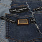 High-Waist Multicolor Wide-Cut Jeans
