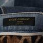 High-Waist Multicolor Wide-Cut Jeans