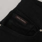Chic Black Denim Pants – Timeless Elegance