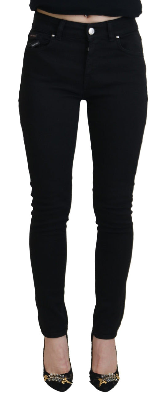 Elegant Black Denim Pants