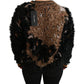 Black Rabbit Fur Pullover Wool Sweater