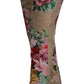 Floral High-Waist Dress Pants