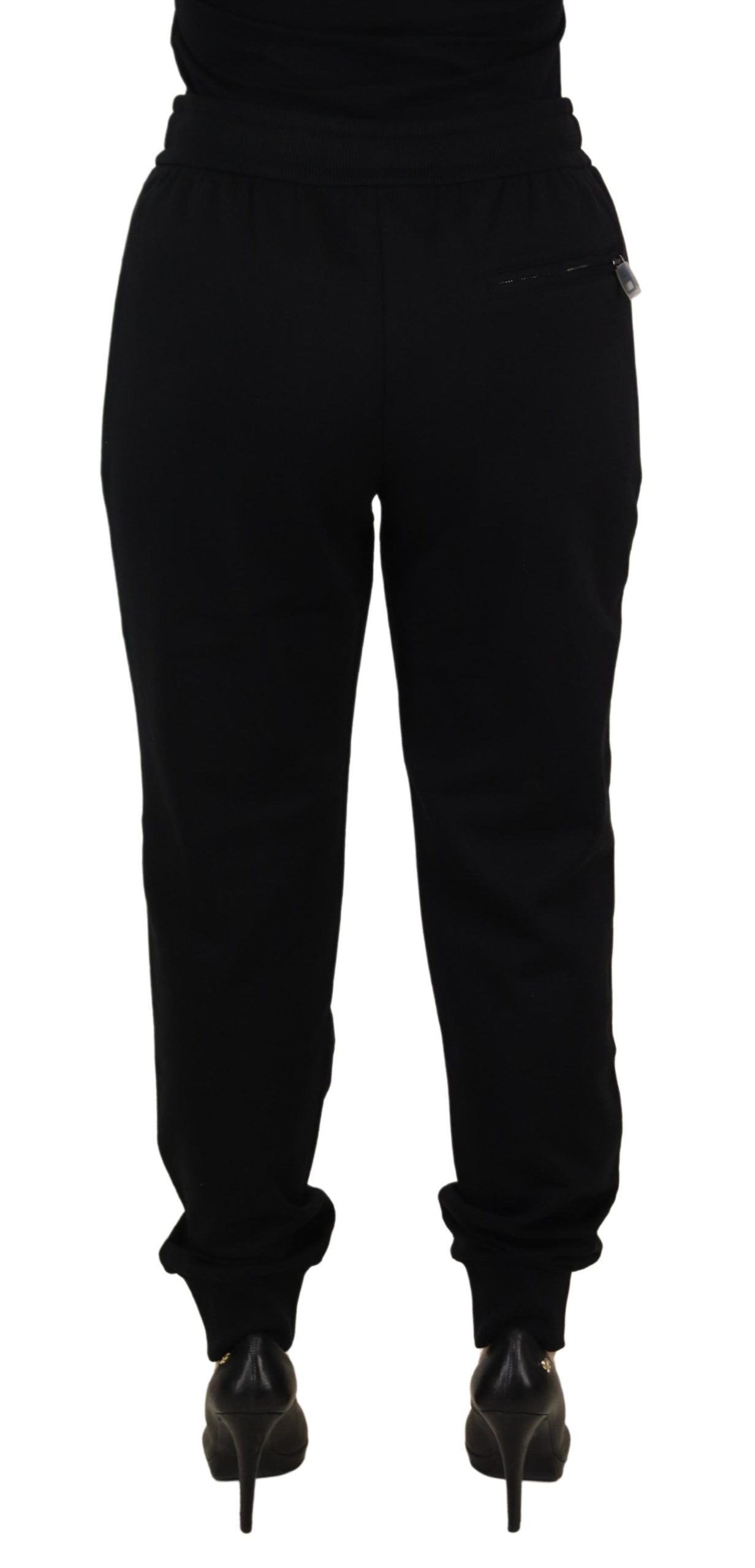 Elegant Tapered Lace-Up Mid Waist Pants