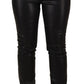 Chic High Waist Skinny Black Pants