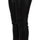 Chic High Waist Skinny Black Pants