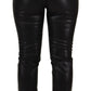 Chic High Waist Skinny Black Pants