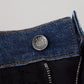 Elegant Floral Lace Front Denim