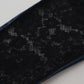 Elegant Floral Lace Front Denim