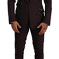Elegant Purple Slim Fit 3-Piece Suit