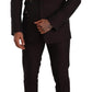 Elegant Purple Slim Fit 3-Piece Suit