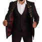 Elegant Purple Slim Fit 3-Piece Suit
