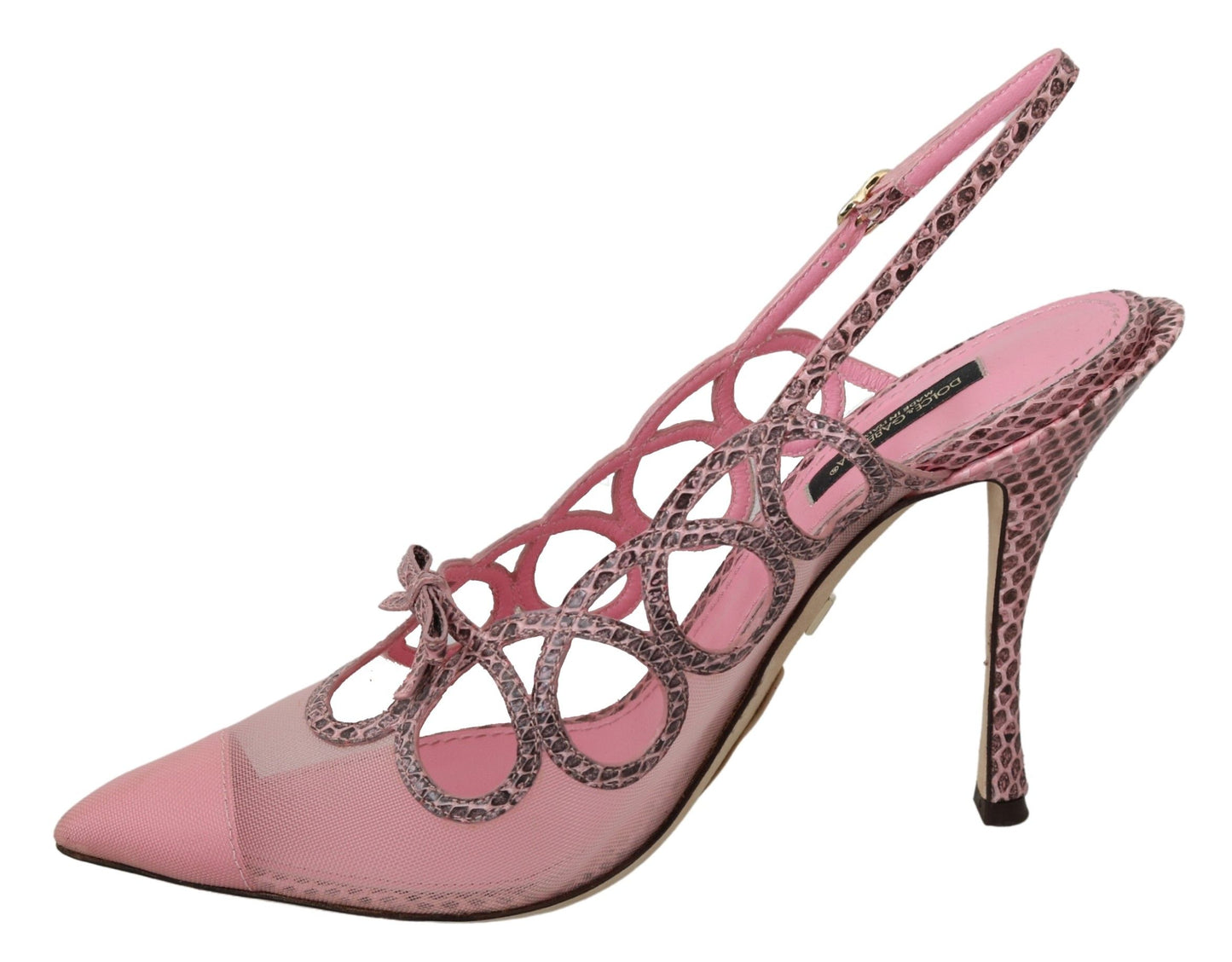 Elegant Pink Slingback Sandals