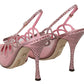 Elegant Pink Slingback Sandals
