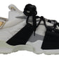 Elegance Meets Edge: Black & White Leather Sneakers