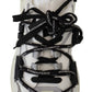 Elegance Meets Edge: Black & White Leather Sneakers