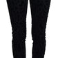 Chic Leopard Print Denim Elegance