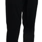 Blue Wool Stretch Dress Formal Slim Fit Pant