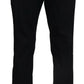 Blue Wool Stretch Dress Formal Slim Fit Pant