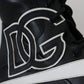 Elegant Black Leather High-Top Sneakers
