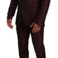 Elegant Red Martini Three Piece Suit