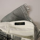 High Waist Grey Denim Elegance