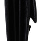 Elegant Black Leather Wallet with GG Snap Closure