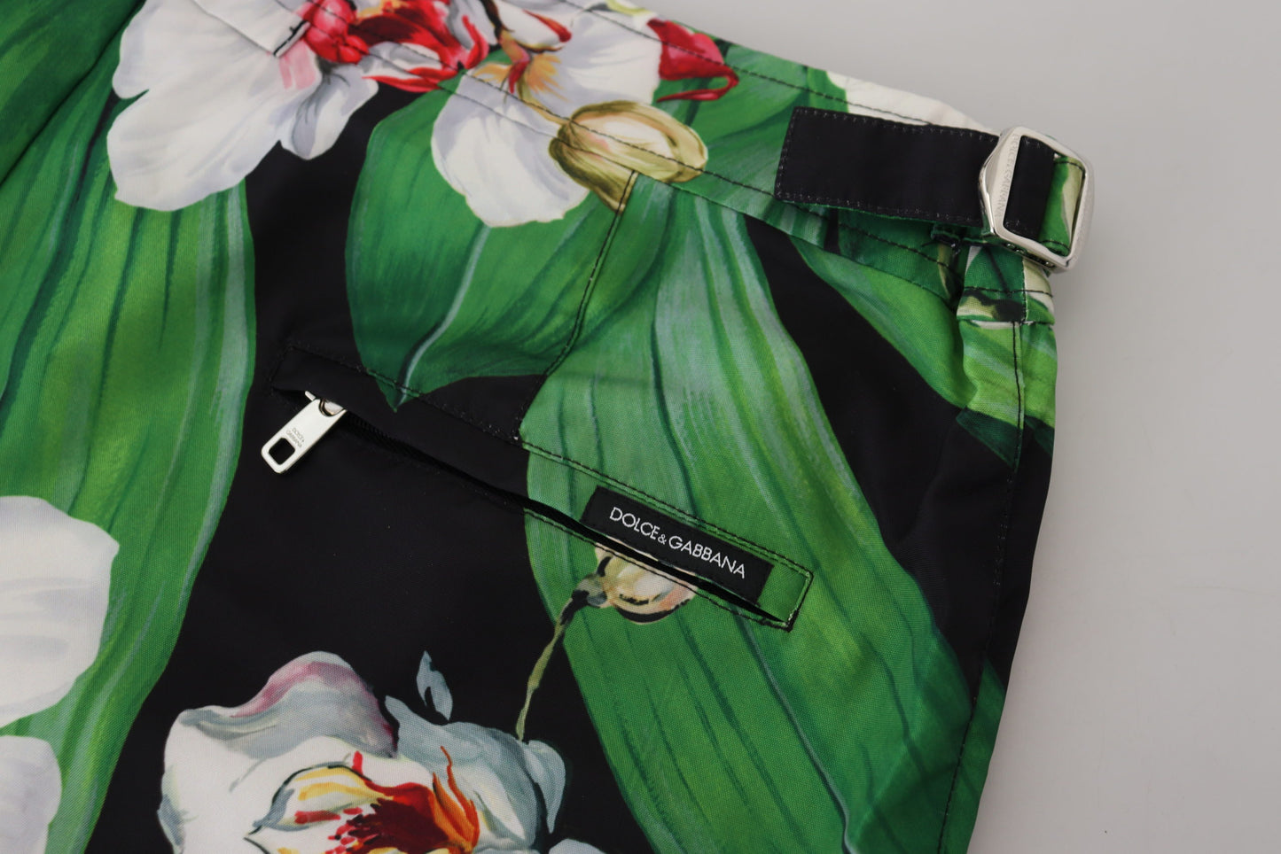 Orchid Print Designer Swim Shorts