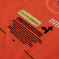 Elegant Crew Neck Orange Tee