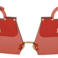 Chic Red Hand-Bag Frame Sunglasses