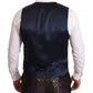Exquisite Purple Brocade Three Piece Suit