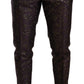 Exquisite Purple Brocade Three Piece Suit