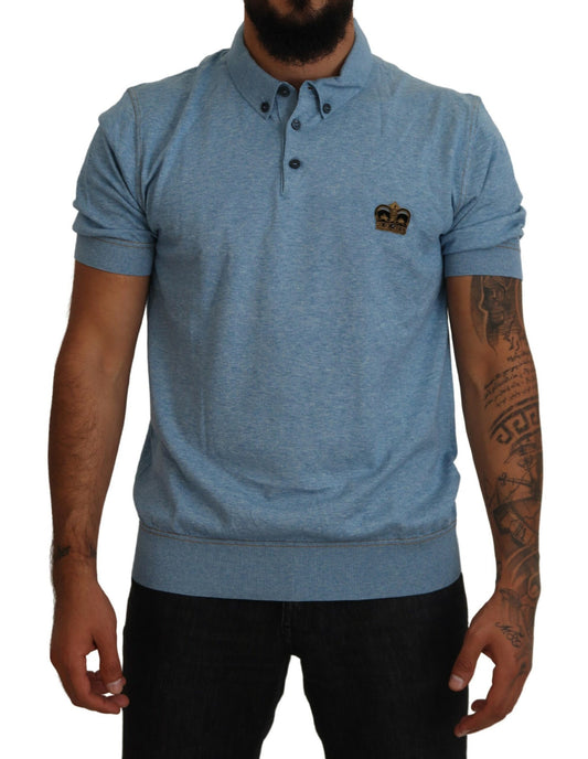 Regal Crown Polo Tee in Blue