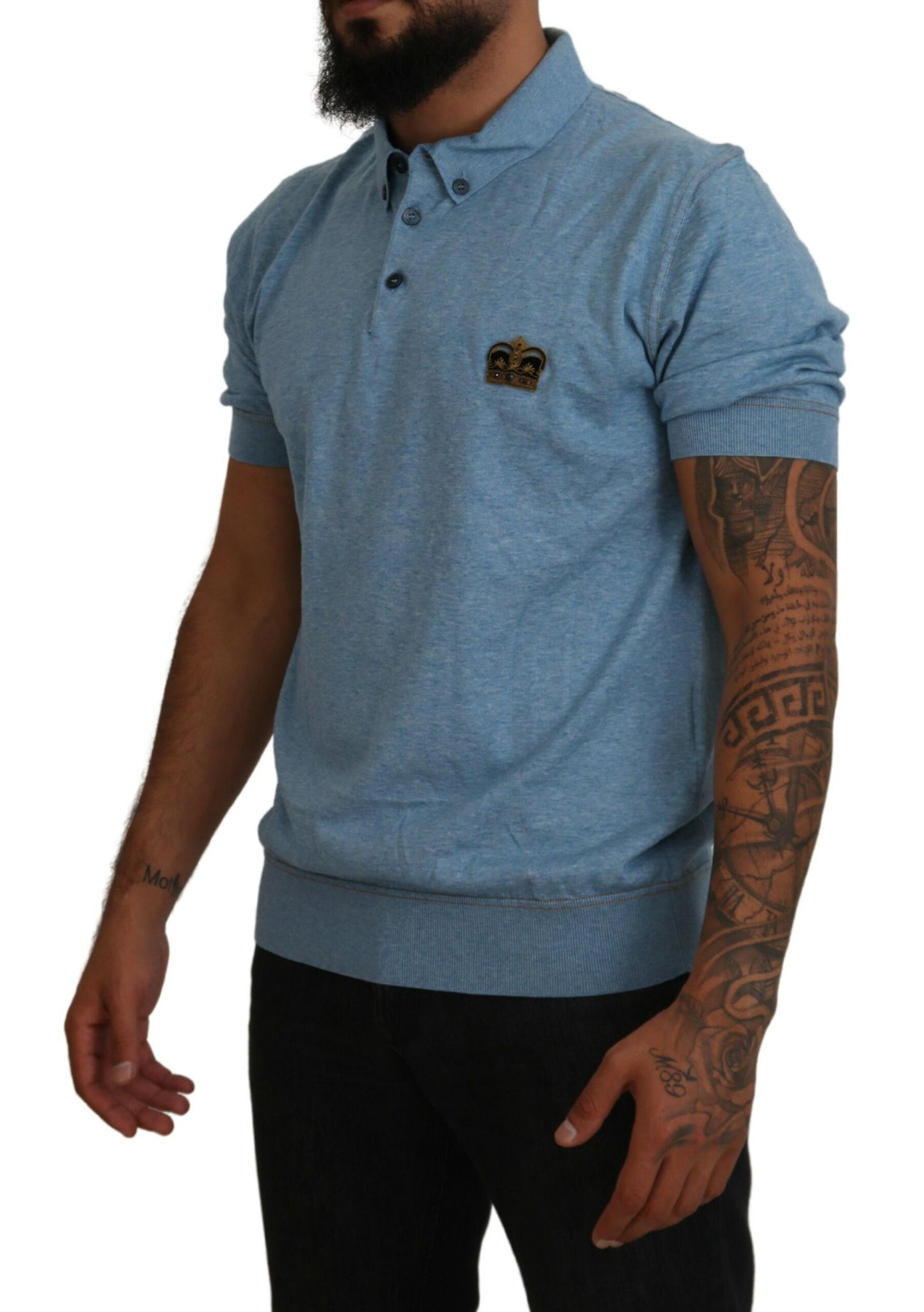 Regal Crown Polo Tee in Blue