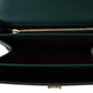 Elegant Green Leather Shoulder Bag