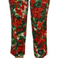 Chic Cropped Mid Waist Pants - Multicolor