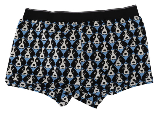 Elegant Blue Boxer Shorts for Men