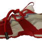 Red Beige Designer Leather Sneakers