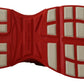 Red Beige Designer Leather Sneakers
