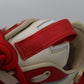 Red Beige Designer Leather Sneakers