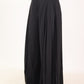 Black Wide Leg High Waist Women Wool Pants