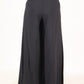 Black Wide Leg High Waist Women Wool Pants