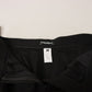 Black Wide Leg High Waist Women Wool Pants